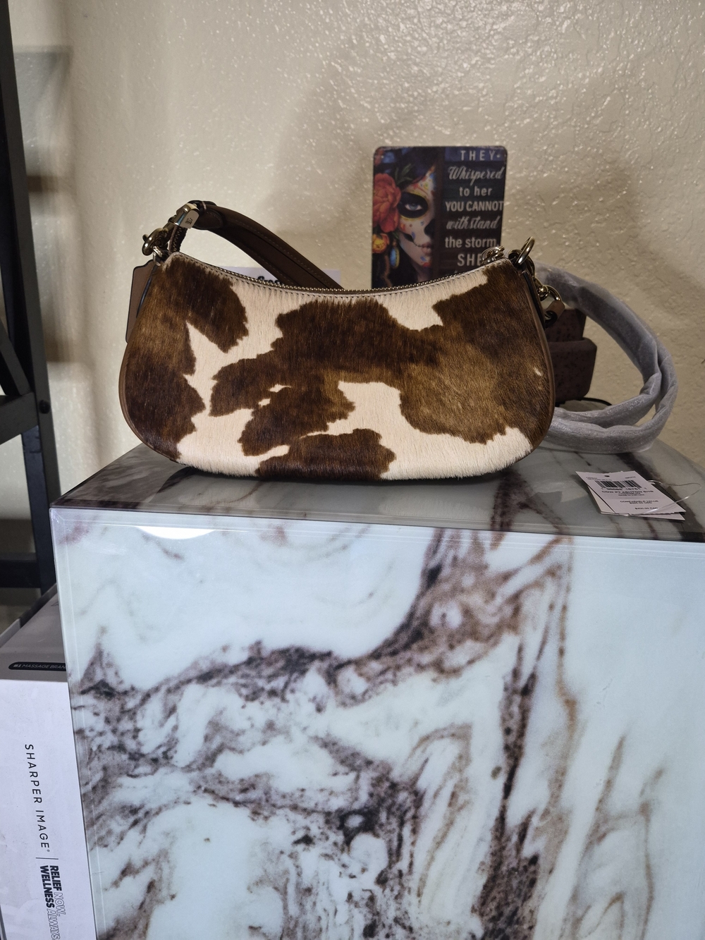 Coach Ashton Cowprint-CDW47 - Picture 2 of 14